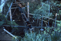 Waterwheel by-pass flume. 