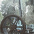 Waterwheel being hoisted out for repair_1. 