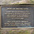 Plaque to the creators of the Bowl of Brooklands. 